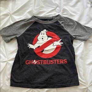 jumping beans Black & Gray Ghostbusters Logo Tee